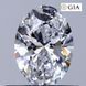 Діамант 0,5 карат овал D/VS2 сертифікат GIA