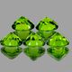 Хризолит ярко зеленый круг 6 мм цена за шт