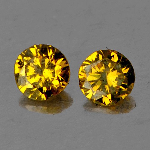Діамант круг 2,6 мм жовтий VS2-SI ціна за шт