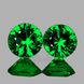 Гранат Цаворит круг 3,5 мм насичено зелений ціна за шт