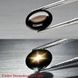 Черный звездный сапфир 1,9 карат овал 7,8х6,2 мм