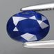 Сапфир синий 0,82 карат овал 6х4,4 мм