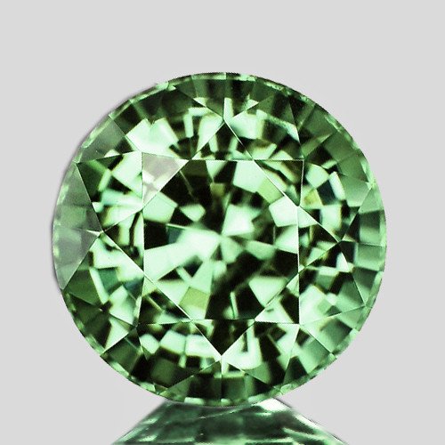 Сапфир зеленый круг 4,1 мм