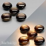 Зоряний сапфір Golden Black овал 8х6 мм 2 карата