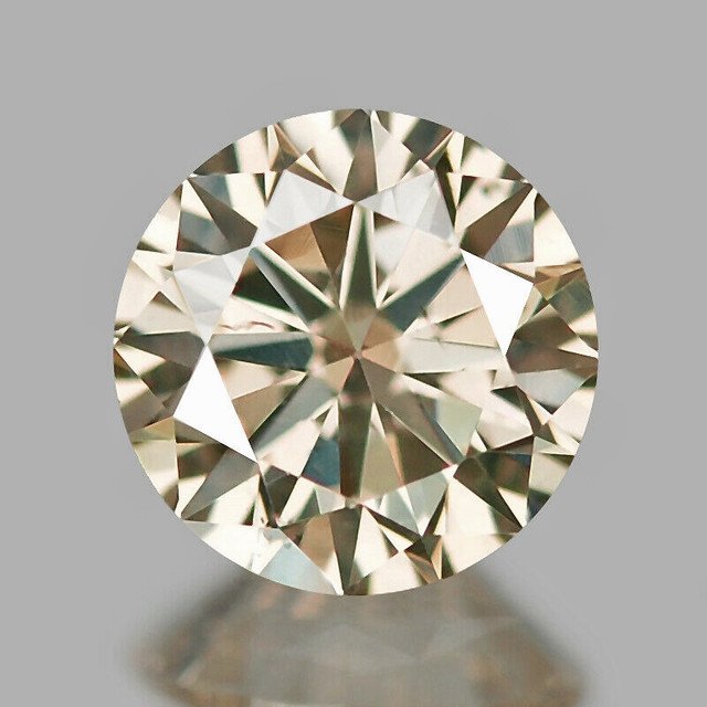 Діамант круг 3,55 мм шампань VS1