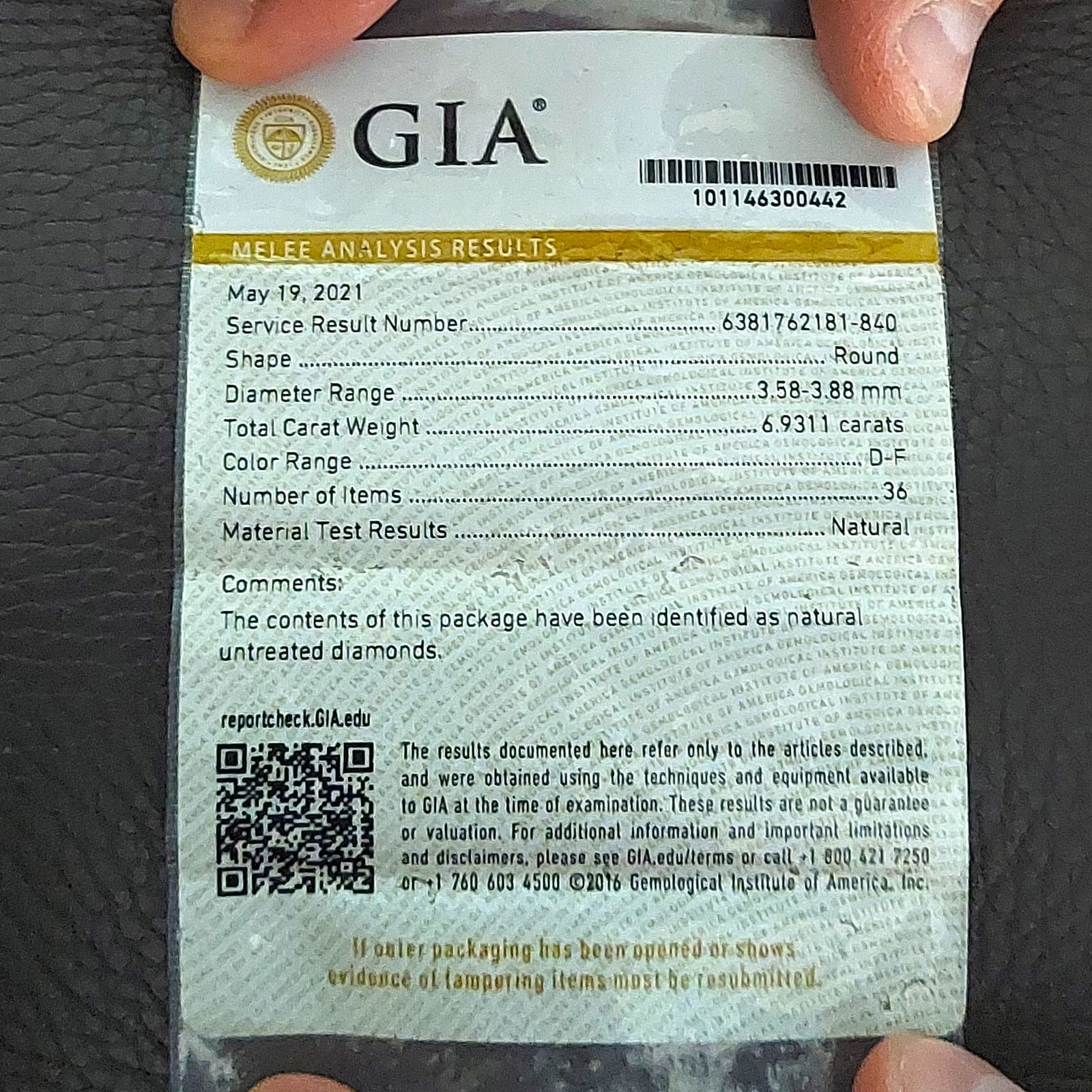Діамант круг 3,8 мм D-F/IF-VVS ціна за шт GIA сертифікат на партію