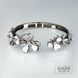 Браслет стиль Van Cleef с бриллиантами золото 750