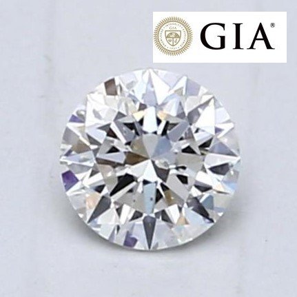 Діамант круг 0,3 карата 4,3 мм D/VS2 GIA сертифікат