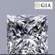 Бриллиант 0,52 карат квадрат принцесcа G/VVS1 сертификат GIA