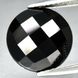 Шпінель чорна круг 12 мм кабошон шахматний ціна за шт